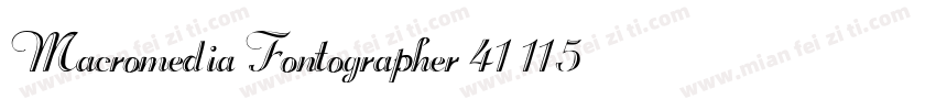 Macromedia Fontographer 41 11598字体转换